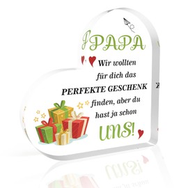 Father's Day Gift for Dad Gifts for Father's Day Dad Gift Birthday Gift for Dad Acrylic Decoration Gift for Dad Gift Father Gifts Christmas 12 x 12 Size