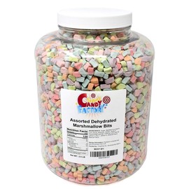 Assorted Dehydrated Marshmallow Bits in Jar (2.5 Pound (Pack of 1))