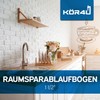 kör4u Space-saving drain bend 1 1/2 inch for sink, space-saving