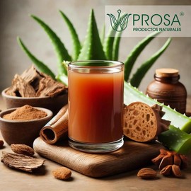 PROSA Aloe Vera, Nopal Cactus, and Cuachalalate Herbal Supplement – 33.8 fl oz (1.05 qt / 1L) – with Vitamin C