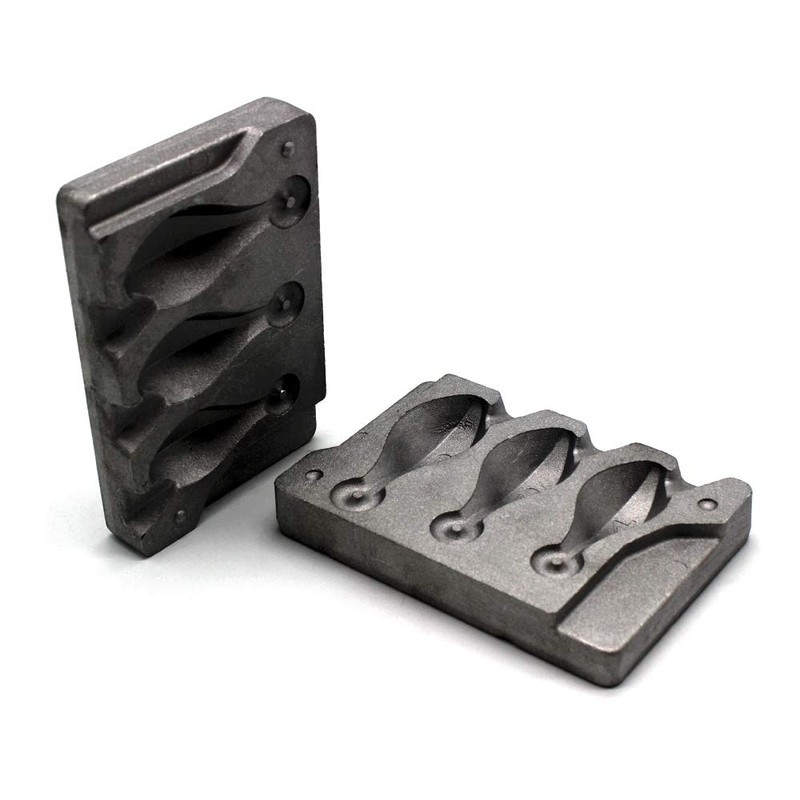 Adygil Bank Sinker Mold with 3 Cavities and 4.5.6-Ounce,Without Handle