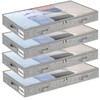 4 Inch Low Profile Under Bed Storage Drawer 4 Pack,