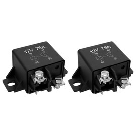 Weasch 2Pack 0332002168 Normal Open Power Relay, 12V 75A, Applies to Starter Relay V23232-D0001-X001