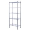SINGAYE 5 Tier Adjustable Storage Shelf Metal Storage Rack Wire