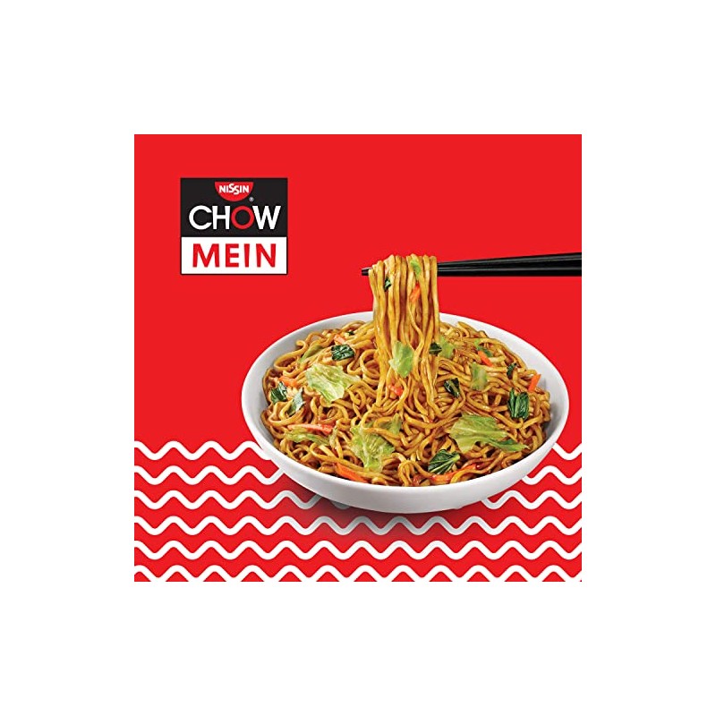 Nissin Chow Mein, Teriyaki Beef Flavor, 4 ounce (pack of