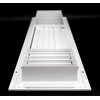 HVAC Premium 24''w X 6''h 3-Way Aluminum Curved Blade Adjustable