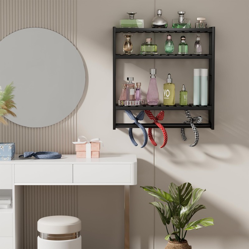PPN Towel Rack Bathroom Storage Shelves Over The Toilet with