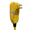 Electriduct GFCI Right Angle Adapter with 2FT Triple Tap Cord
