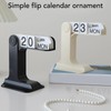 Xiuganpo Flip Calendar Desk Ornament, Advanced Design Stress Relief Flip