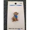 JHB INTERNATIONAL 3D BUTTONS DOG PUPPY HEAD BUTTON PUPPY DOG