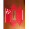 Unbranded Place Card Favors 24 pcs Triangle Red Two White