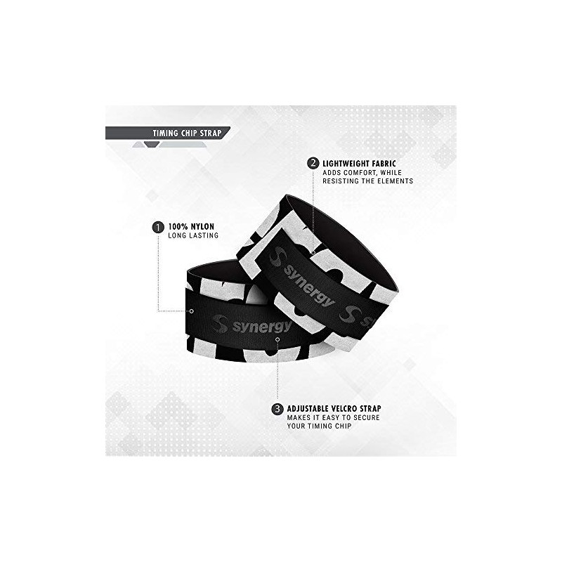 Synergy Timing Chip Strap (Black/Silver)
