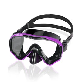 EverSport Swim Goggles Adult with Nose Cover for Women Men No Leak, Anti-Fog Clear Wide View Diving Mask Open Water Pool Swimming Goggles Silicone Shower Goggles Youth Snorkel Junior Nose Goggles