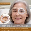AMZVIO Ventilated Plastic Eye Patch 2 Pack 9 Hole Clear