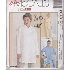 McCall's 2073 Sewing Pattern Misses Easy Sew Newa Shirt & Pants Size 12-14