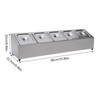 TITIDU Stainless Spice Rack, Seasoning Organizer Sauce Ingredients Fruits Holder