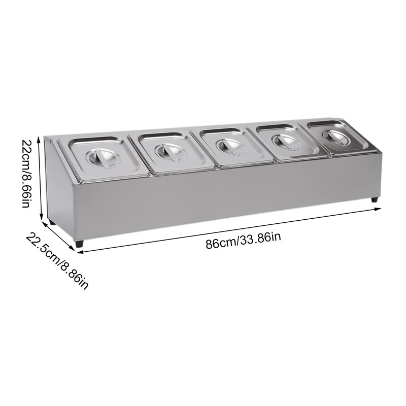 TITIDU Stainless Spice Rack, Seasoning Organizer Sauce Ingredients Fruits Holder