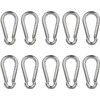 M5 1.97 inch Stainless Steel Carabiner Clips, Spring-Snap Hooks, for