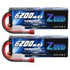 Zeee 2S Lipo Battery 6200mAh 7.4V 60C Hard Case Battery