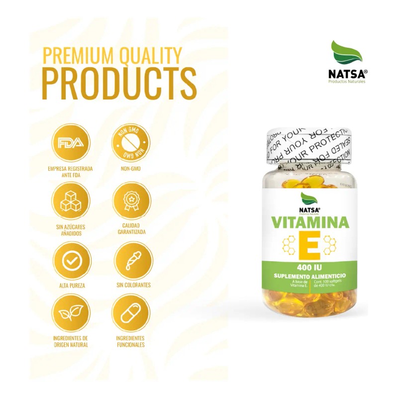 Vitamina 400 100 Cápsulas