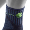 Bauerfeind(バウアーファインド）SPORTS ANKLE SUPPORT DYNAMIC 薄型3Dエアニット、通気性が良く動きやすい足首用サポーター【スポーツシリーズ 左右兼用１枚 XS～XXL ドイツ製】 (L, ブラック