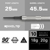 Target Darts Crux 10 20G 90% Tungsten Soft Tip Darts