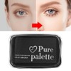 Black Eyelash Stamps Tool, False Eyelashes Silicone, L+R Double Sided