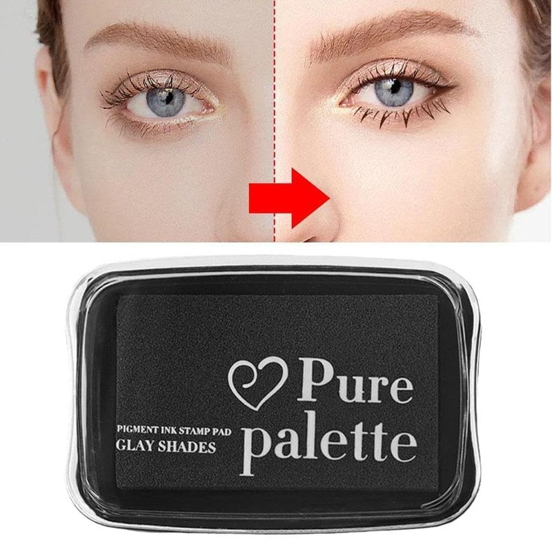 Black Eyelash Stamps Tool, False Eyelashes Silicone, L+R Double Sided