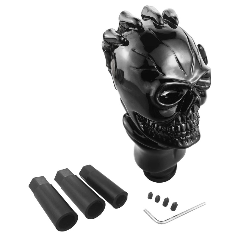 Arenbel Car Shift Knob Skull Shifter Knobs Skeleton Handle Car