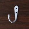 Faotup 10Pcs Wall Hooks J Hooks for Hanging Single Coat