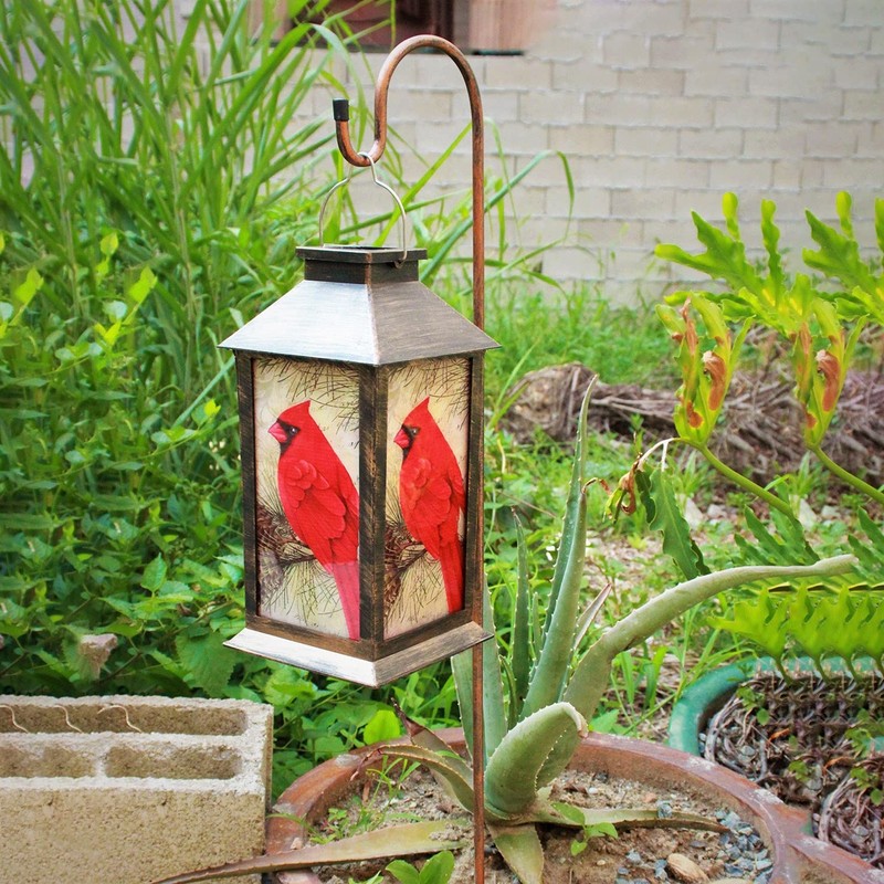 Solar Lanterns, Outdoor Hanging Lanterns Waterproof LED Solar Cardinal Lights