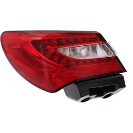 KarParts360 For Chrysler 200 2011 2012 2013 2014 Tail Light Assembly Driver Side LED | Sedan | CAPA | CH2818131 | 5182525AE