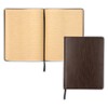 Samsill Vintage Hardcover Notebook, 200 Lined Notebook Pages, Brown, 7.5