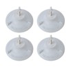 4pcs Elder Shower Chair Replacement Feet Large Suction Cups Rubber