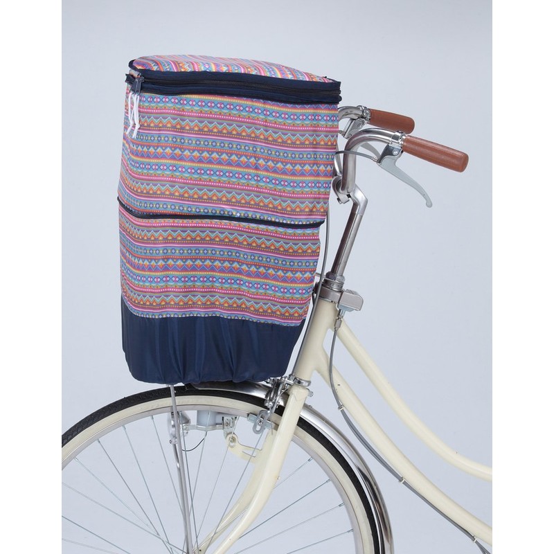 KAWASUMI SEISAKUSYO Modern Art Series Front Basket Cover, 2-step, red