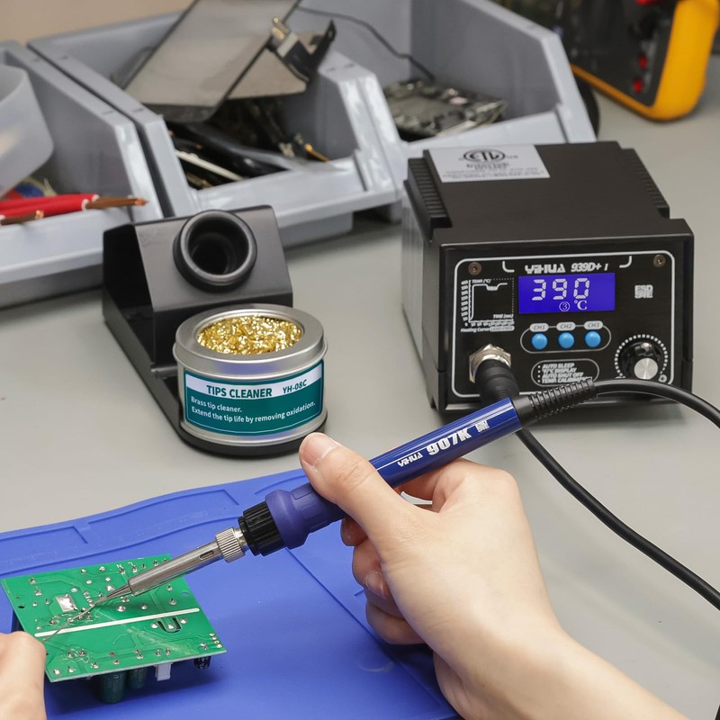 YIHUA 939D+ I Soldering Station, Upgraded, 75 Watt Equivalent with