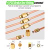 Racewill 25 ft 1/4" Copper Coated Brake Line Kit (Includes