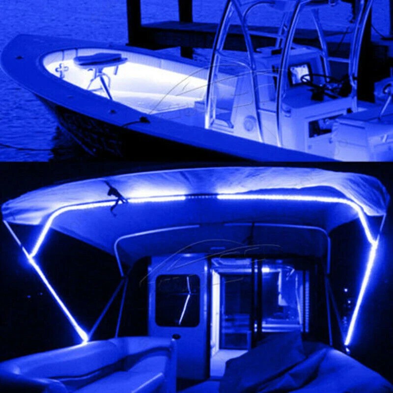 SHENKENUO For Waterproof Fishing Kit Boat Light Strip Deck Bow