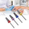4pcs Nail Drill Bits Tungsten Carbide Acrylic Nails Gel Polish
