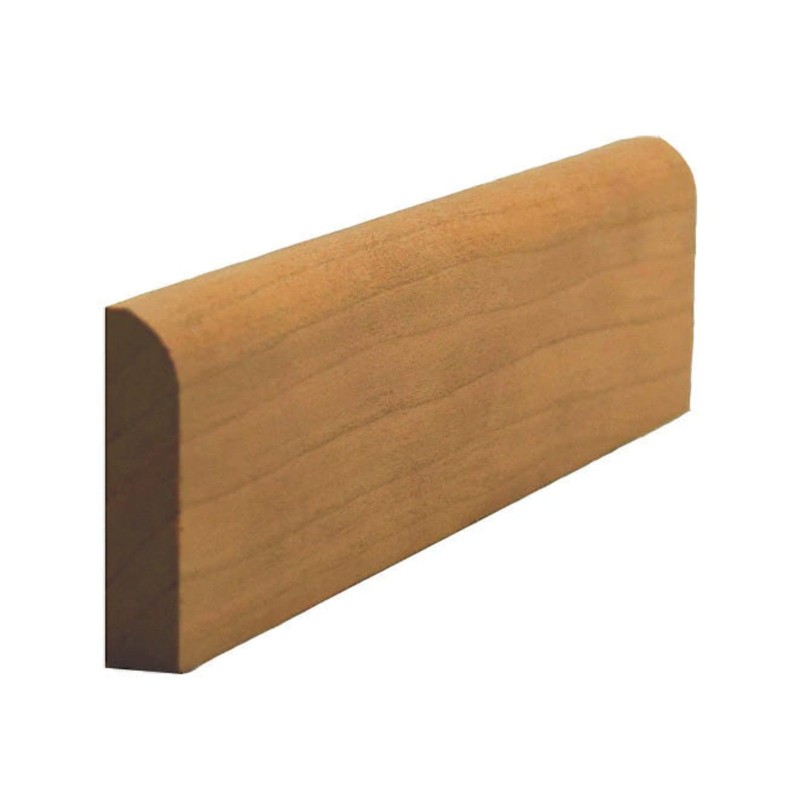 EWBS16 Baseboard Shoe 1-1/4" Tall x 5/16" Flat with Radius.