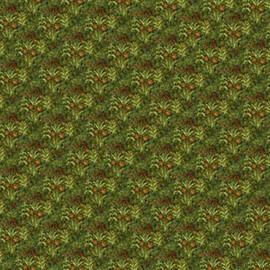 Melody Jane Dollhouse Miniature Print 1:12 Scale Tudor Wallpaper Field of Flowers