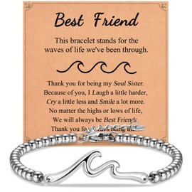 Shuxin Friendship Gifts for Women, Friendship Bracelet Gifts for Best Friend, Best Friend Birthday Gifts, Christmas Stocking Fillers Xmas Gifts Jewellery Present for Teenage Girls Women Her