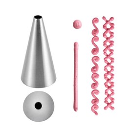 BrilliantDay 5 Stücke Set Zum Dekorieren Von Kuchen, Perfekt für Pralinen, Plätzchen, Keksen, Kuchen und Torten Deko Decorating Tools aus Edelstahl#4