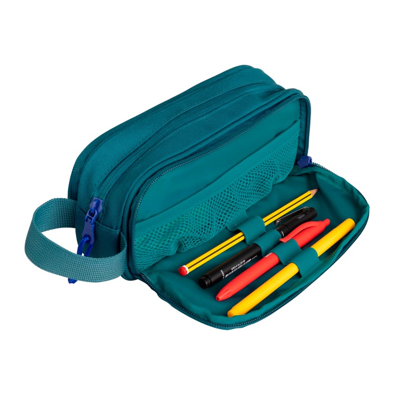 Oxford B-Smart Pencil Case 3 Compartments Elastic Rubber Recycled Material