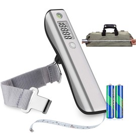 Digital Luggage Scale, Travel Luggage Weight Scale, Max 110lbs/50kg Baggage Scale with Backlit LCD Display