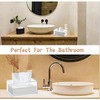 Clear Acrylic Tissue Box，Rectangle Disposable Paper Facial Holder with Lid,Dryer