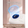 Electric Nail Clipper with Magnifier for Safe Nail Care White
