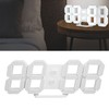 3D LED Wall Clock Brightness Adjustable Innovative 3D Table Wall