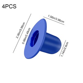 DHinkyoung Pool Plug Stopper, 4 Pcs Swimming Pool Wall Plugs Replacement Parts, Pool Filter Pump Strainer Hole Plugs for Intex and Bestway Swimming Pool