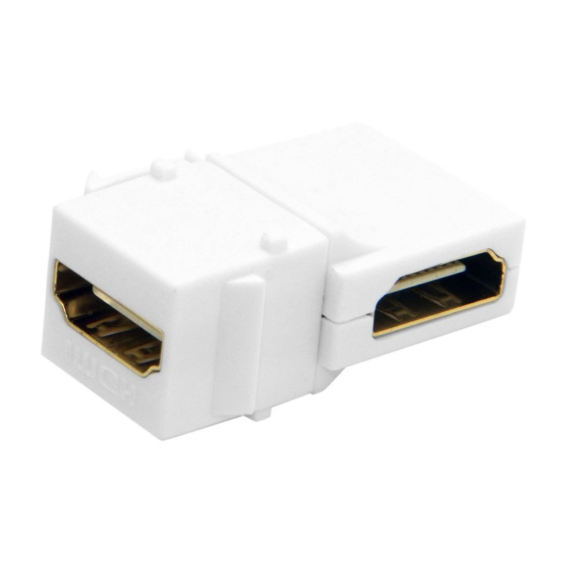 chenyang HDMI Keystone Jack Adapter 90 Degree Right Angled HDMI